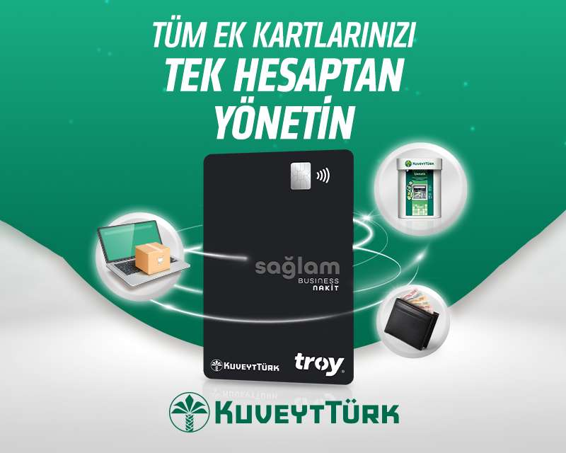 Kuveyt Türk’ten Troy logolu Sağlam Business Nakit Kart 