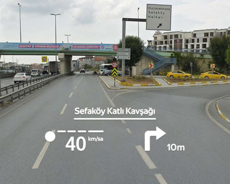 Yandex Navigasyon Güncellendi: Bilgiler Artık HUD ve Gösterge Ekranında