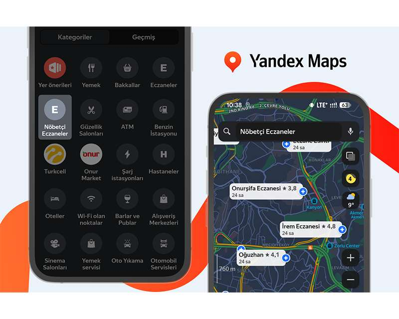 Acil Durumlarda Kolaylık: Yandex Maps’te Nöbetçi Eczaneler
