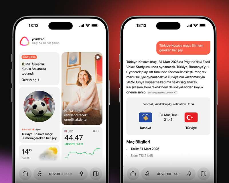 Yandex AI, Kosova–Türkiye Maçı Öncesi Taraftarlara Rehberlik Ediyor