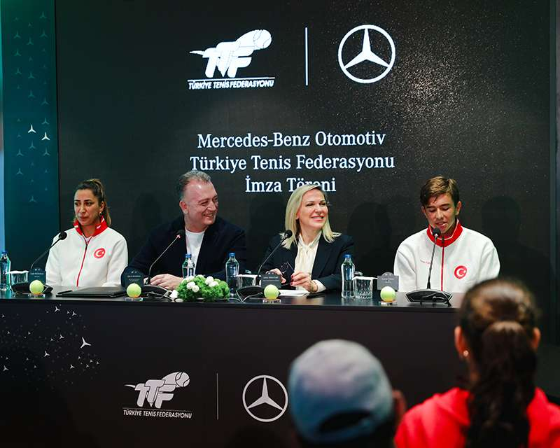 Mercedes-Benz, Türkiye Tenis Federasyonu’nun Ana Sponsoru Oldu