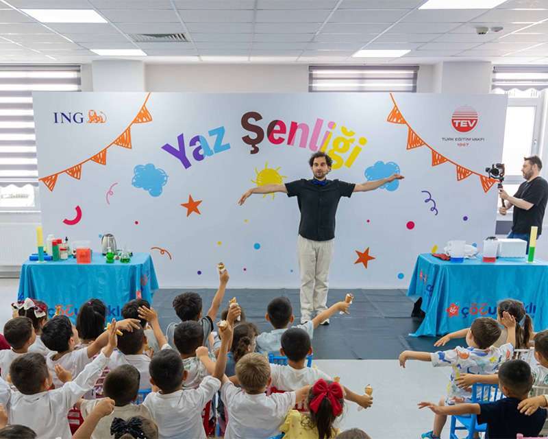 ING Türkiye – TEV Anaokulu Öğrencileri Bilim ve Eğlenceyi Bir Arada Yaşadı
