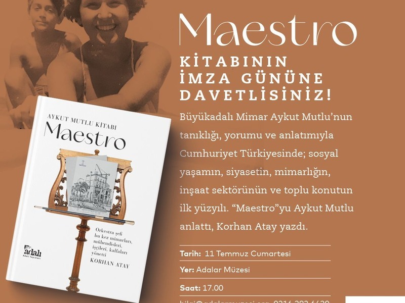 “Maestro”, Mimar Aykut Mutlu’nun yaşam öyküsünü okurlarla buluşturuyor