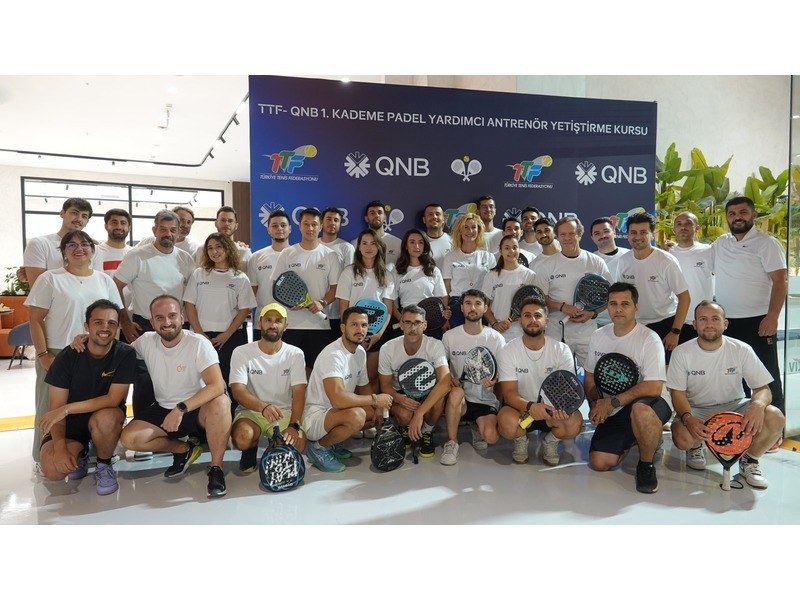 QNB Türkiye desteğiyle padelde eğitim sistemi güçleniyor