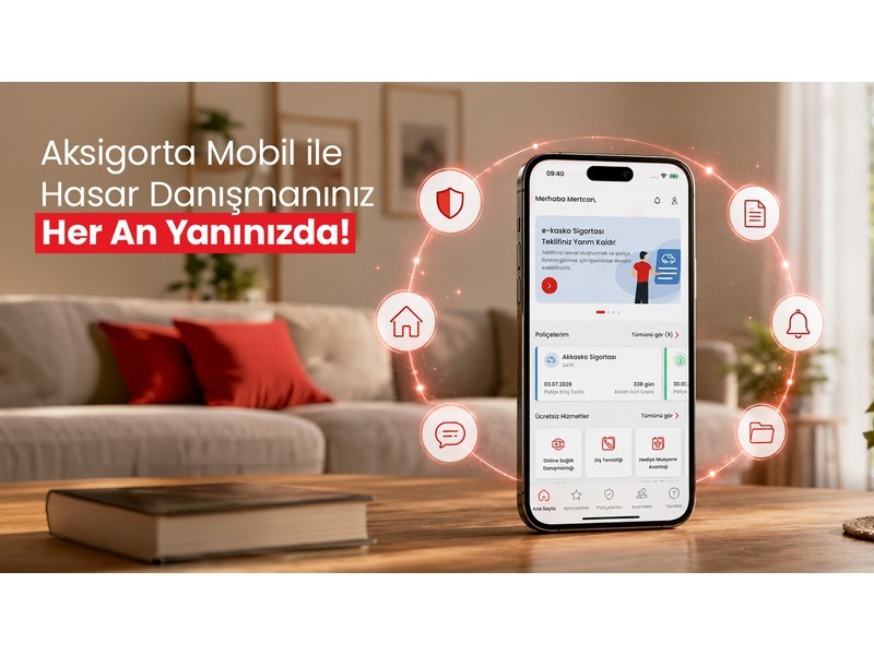 Aksigorta, kişiselleştirilmiş hasar deneyimini mobil uygulamaya taşıdı