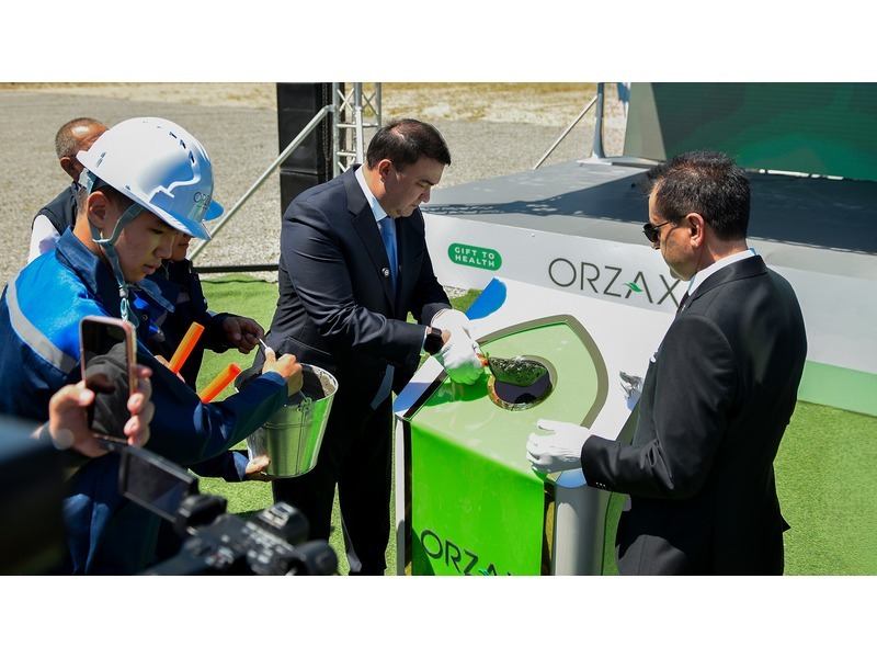 Orzax, Türkistan'da yeni üretim tesisinin temelini attı