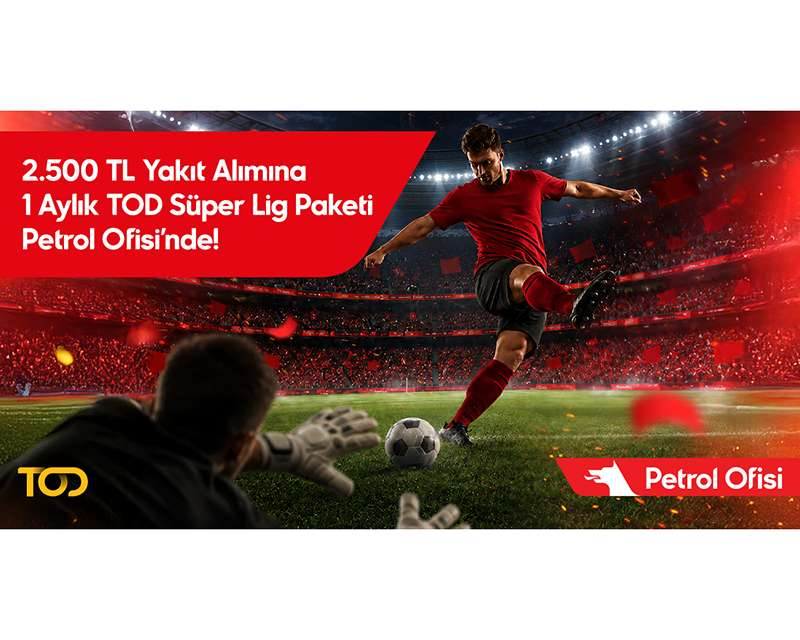 Petrol Ofisi’nden Futbolseverlere TOD Trendyol Süper Lig Paketi Hediyesi