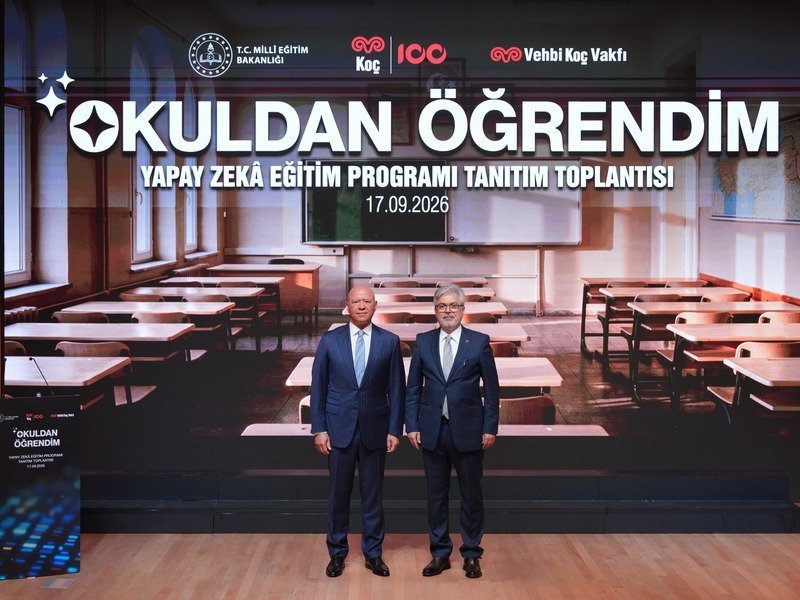 MEB ve Koç Topluluğu’ndan ortaokul öğrencilerine Yapay Zekâ Eğitim Programı