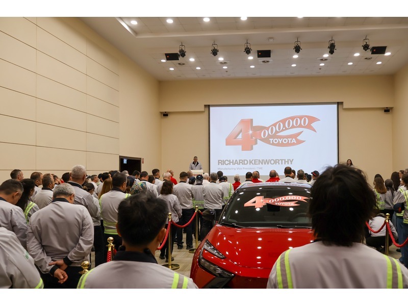 Toyota’nın Sakarya fabrikasında 4 milyonuncu araç üretildi