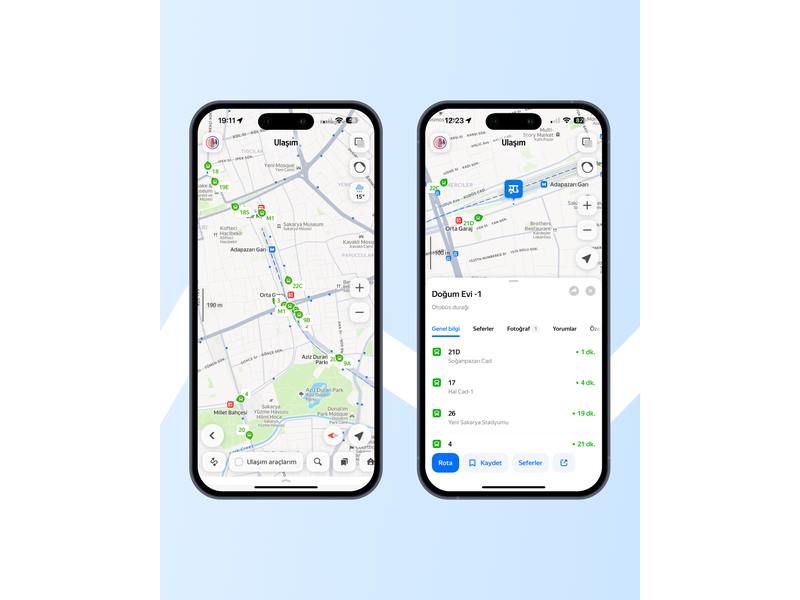 Yandex Maps ve Navi, canlı toplu taşıma takibini Türkiye’de ilk kez Sakarya’da kullanıma sundu