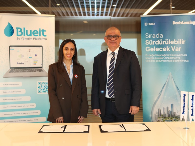 DenizLeasing ve Blueit, akıllı su yönetimi teknolojilerine erişimi kolaylaştırıyor