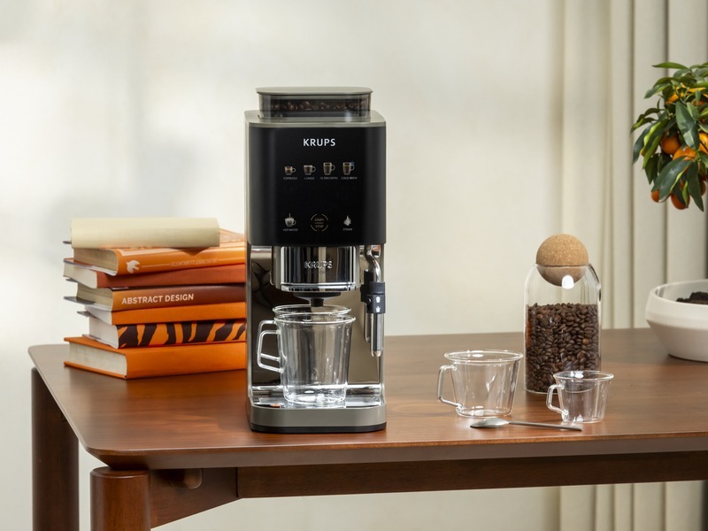 KRUPS Coffee Crush Experience, kompakt tasarımıyla kahve keyfini mutfaklara taşıyor