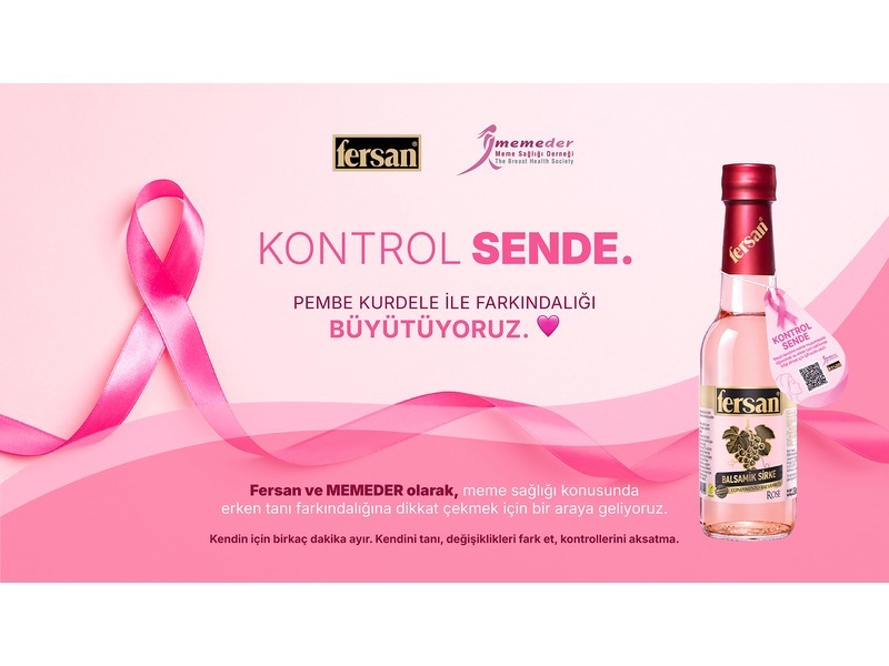 Fersan, Pembe Kurdele’yi ürün ambalajlarına taşıyarak farkındalık yaratıyor