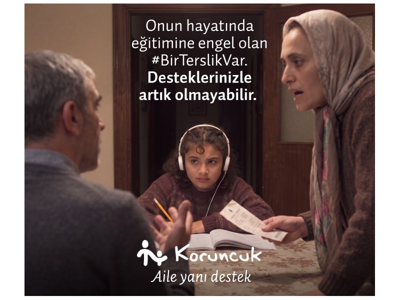Kız çocuklarının eğitim hakkı için Koruncuk Vakfı’ndan #BirTerslikVar kampanyası