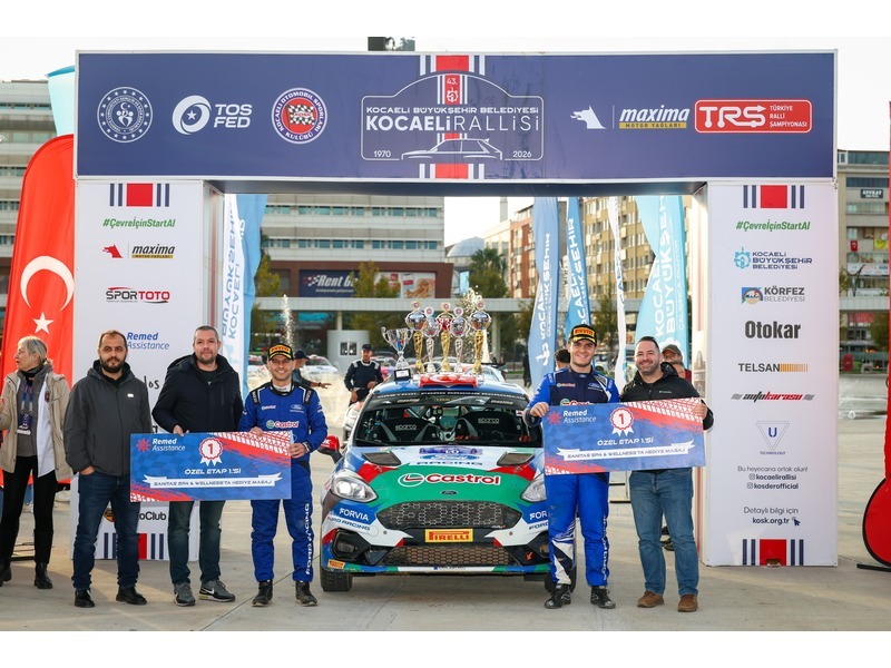 43. Kocaeli Rallisi’nde Remed Assistance’tan ambulans ve çekici desteği